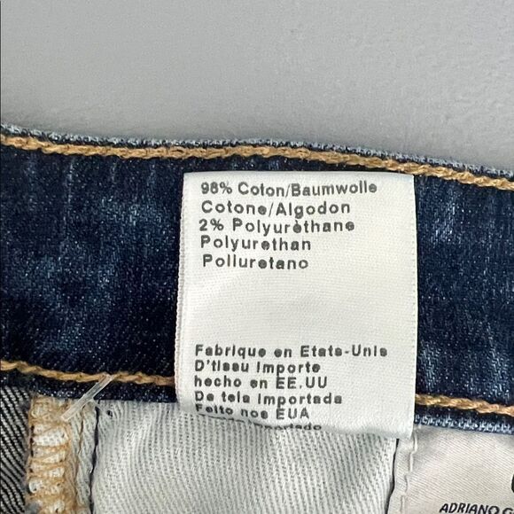 New AG THE FARRAH SKINNY ANKLE high-rise skinny ankle Distressed Jeans Size 27 - Picture 6 of 12